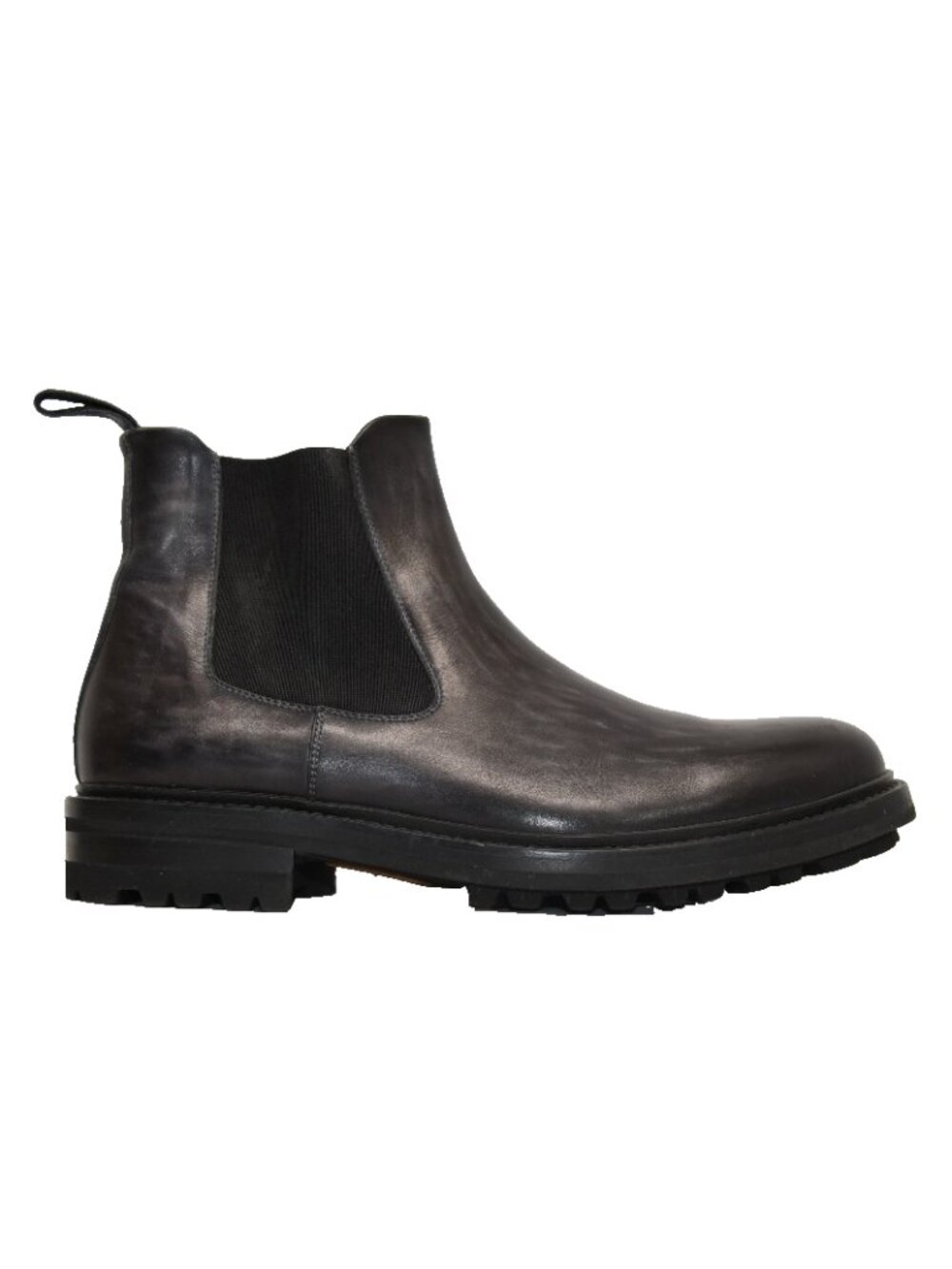 New! Magnanni Lonny Chelsea Antiqued Black Leather Boots 19926 8 41 EU M DD565